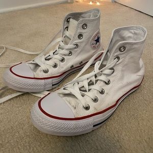 white high top converse